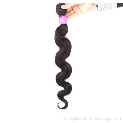 Premium Fiber Mixed 18 Inch 4x4 Lace Closure 20 Inch Braiding Hair Weave Body Wave